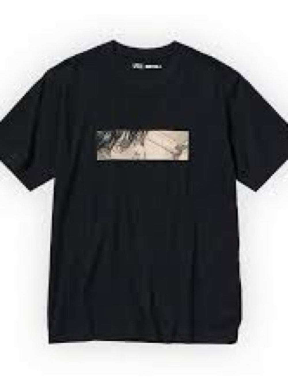 NWT Uniqlo Black Short-Sleeve Attack On titan Graphic Tee